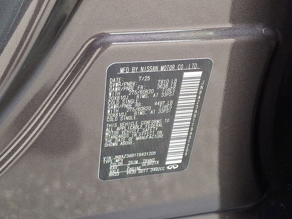 New 2026 INFINITI QX80 Pure w/ Cargo Package image 10