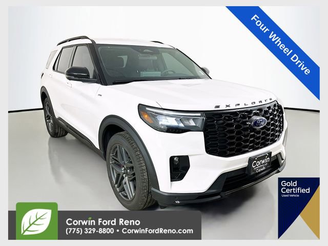 Certified 2026 Ford Explorer ST-Line w/ ST-Line Street Pack AWD/4WD 360° Tour