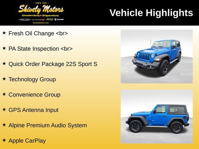Used 2021 Jeep Wrangler Sport AWD/4WD image 7