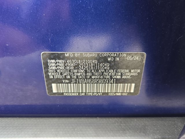 Used 2024 Subaru WRX Premium image 22