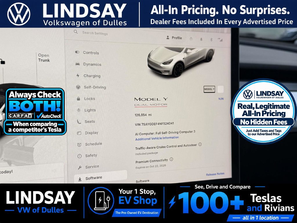Used 2022 Tesla Model Y Performance AWD/4WD image 19