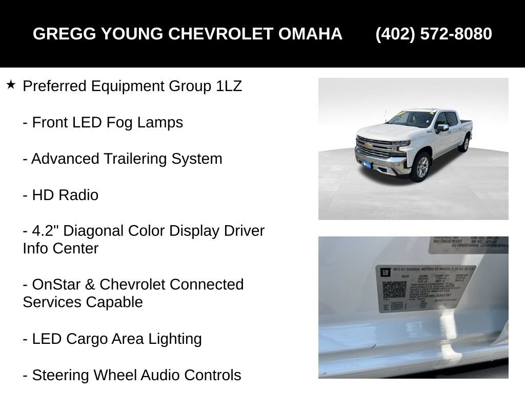 Used 2020 Chevrolet Silverado 1500 LTZ AWD/4WD image 37