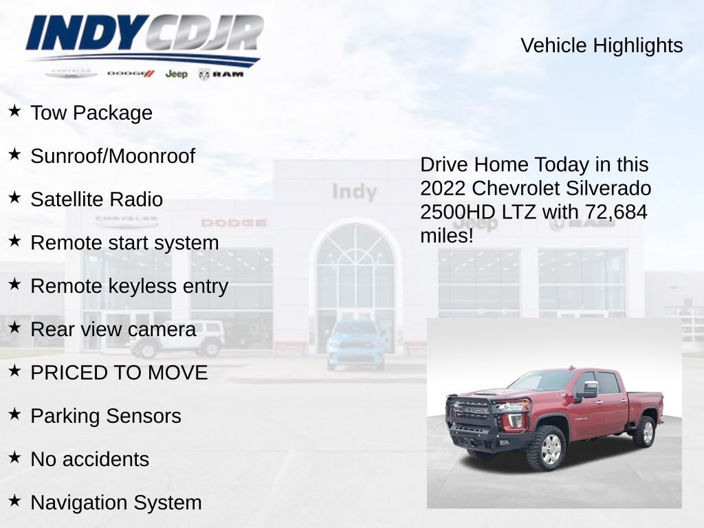 Used 2022 Chevrolet Silverado 2500 LTZ w/ LTZ Plus Package AWD/4WD image 7