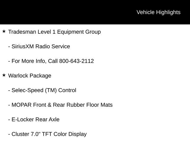 Used 2024 RAM 1500 Tradesman w/ Warlock PACKAGE image 12