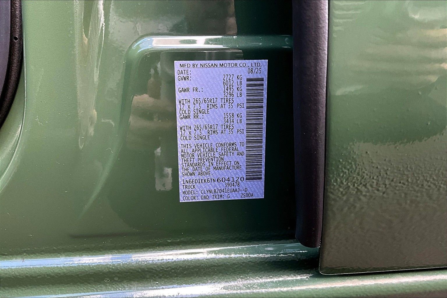 New 2026 Nissan Frontier SV w/ All-Weather Content Package image 14