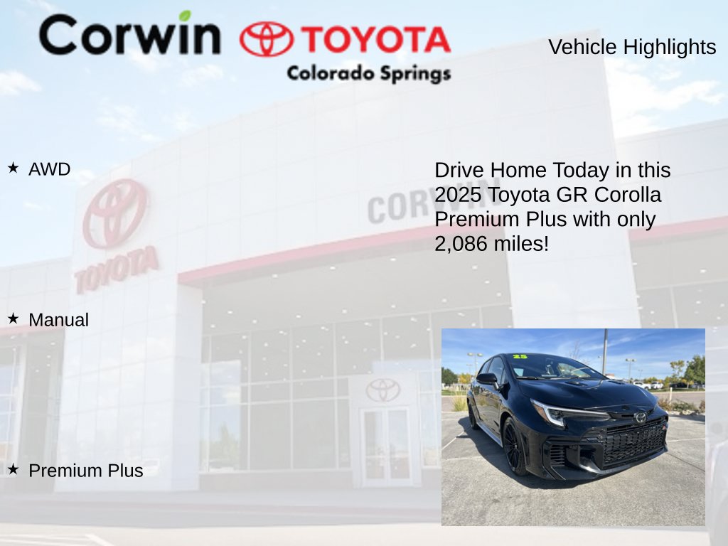 Used 2025 Toyota Corolla GR AWD/4WD image 7