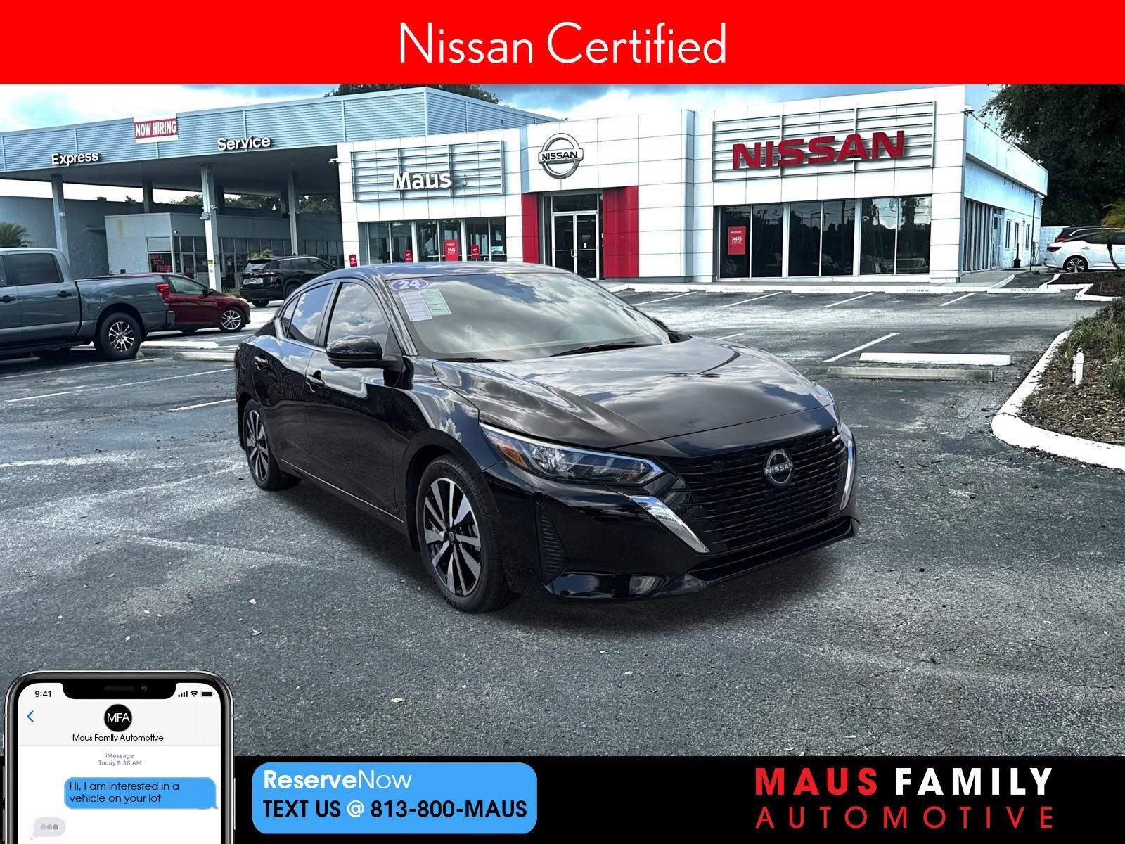 Certified 2024 Nissan Sentra SV w/ SV Premium Package