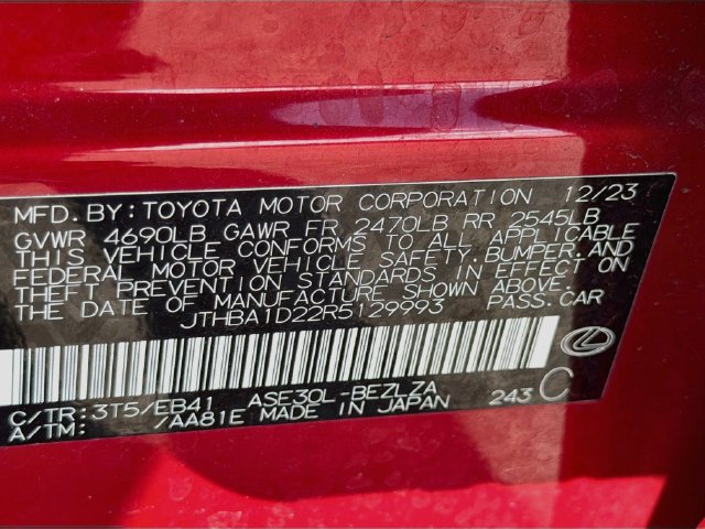 Used 2024 Lexus IS 300 F Sport w/ Accessory Package 2 RWD image 41