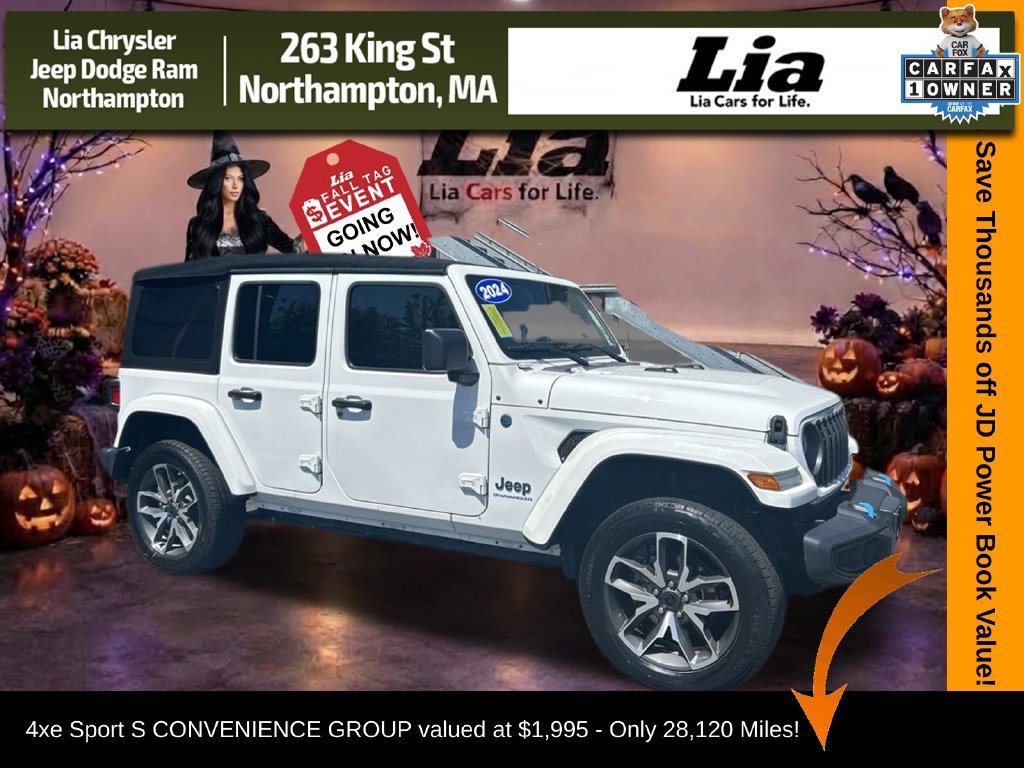 Certified 2024 Jeep Wrangler Unlimited w/ Convenience Group