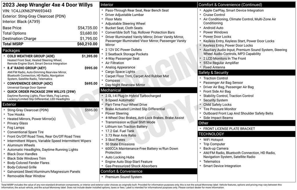 Used 2023 Jeep Wrangler Unlimited w/ Cold Weather Group image 22