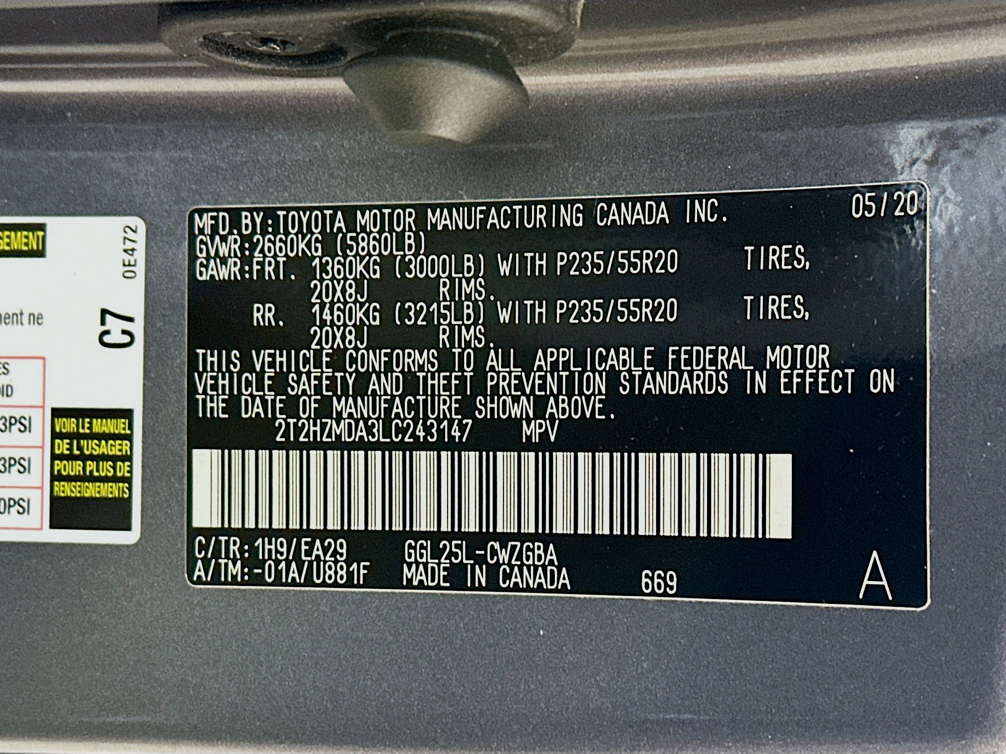 Certified 2020 Lexus RX 350 AWD w/ Premium Package image 31