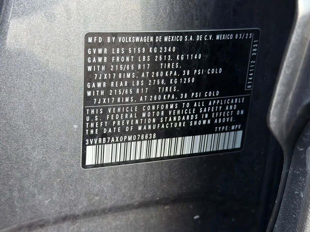 Used 2023 Volkswagen Tiguan S w/ Driver Assistance Package image 30
