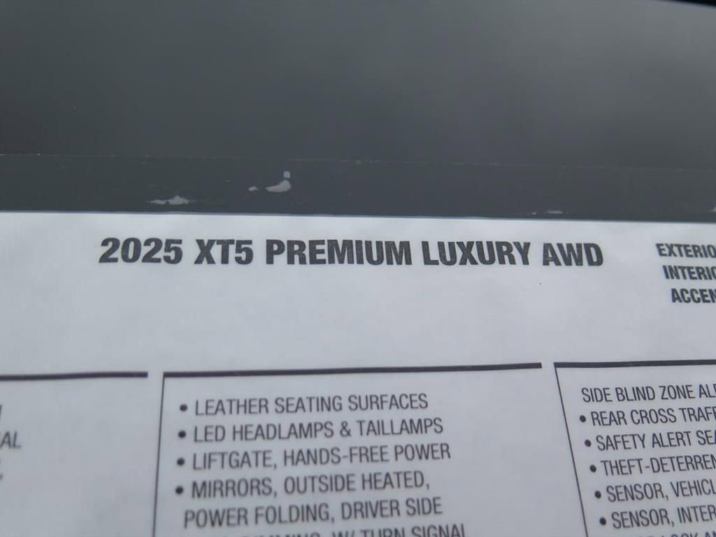 New 2025 Cadillac XT5 Premium Luxury w/ Technology Package image 8