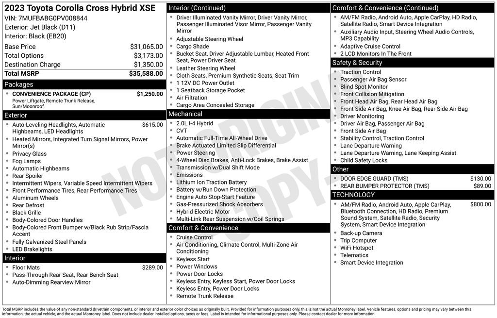 Used 2023 Toyota Corolla Cross XSE w/ Convenience Package image 6