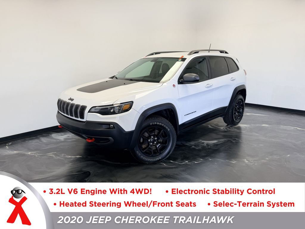 Used 2020 Jeep Cherokee Trailhawk w/ Cold Weather Group AWD/4WD image 1