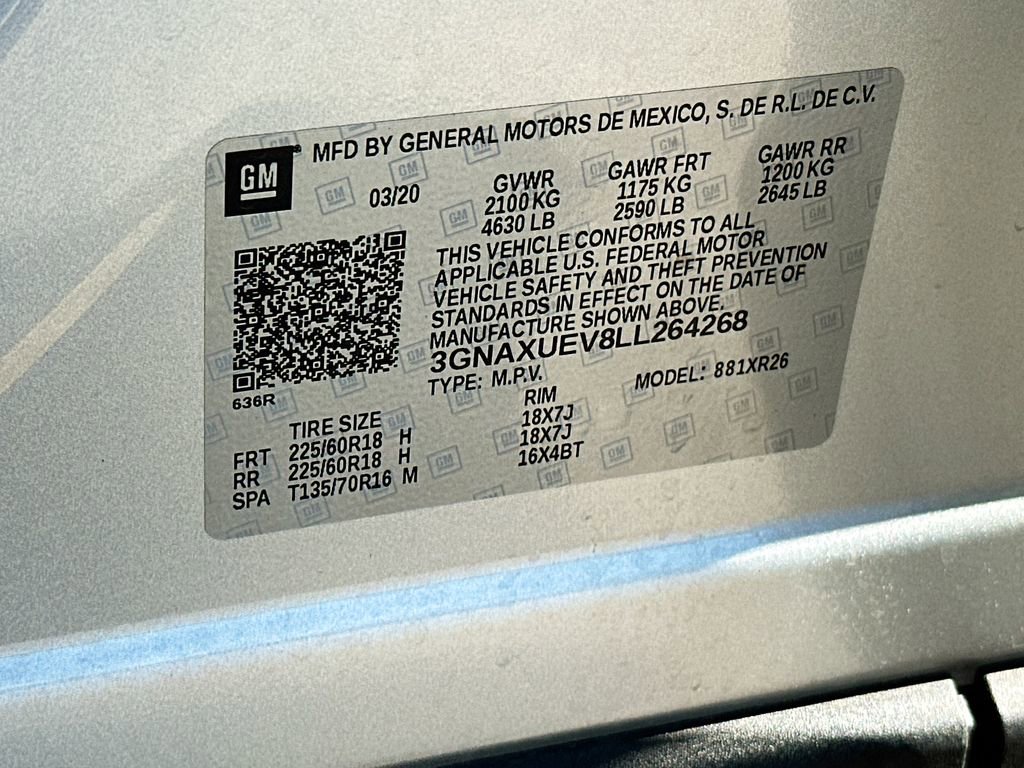 Used 2020 Chevrolet Equinox LT AWD/4WD image 27