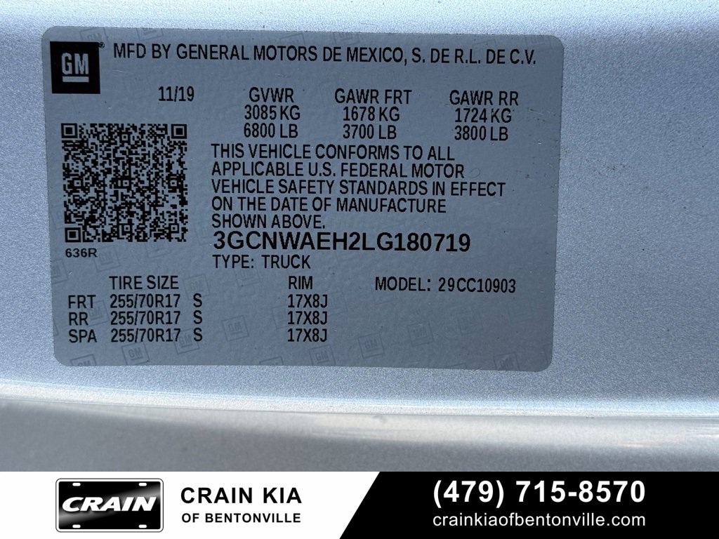 Used 2020 Chevrolet Silverado 1500 W/T image 26