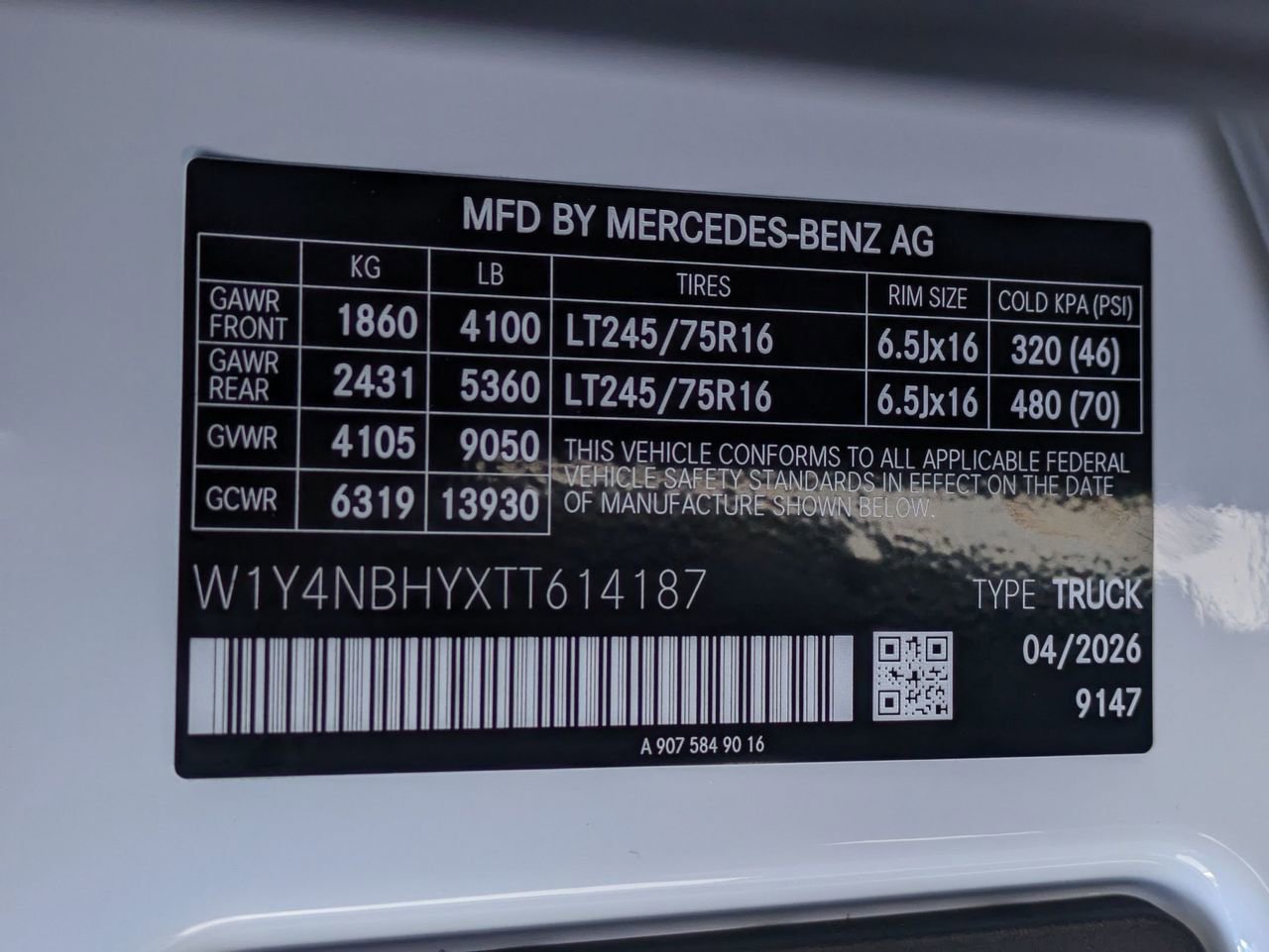 New 2026 Mercedes-Benz Sprinter 144 Cargo image 12