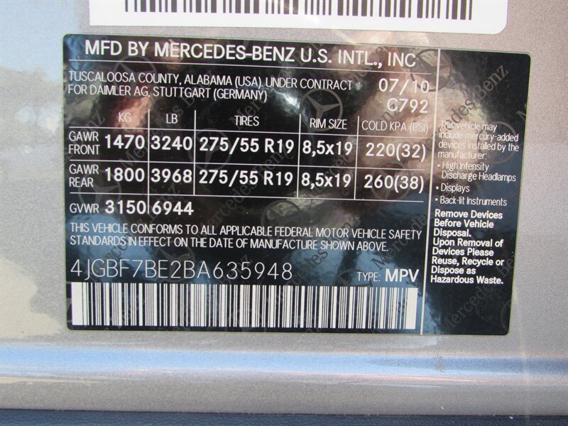 Used 2011 Mercedes-Benz GL 450 4MATIC image 31