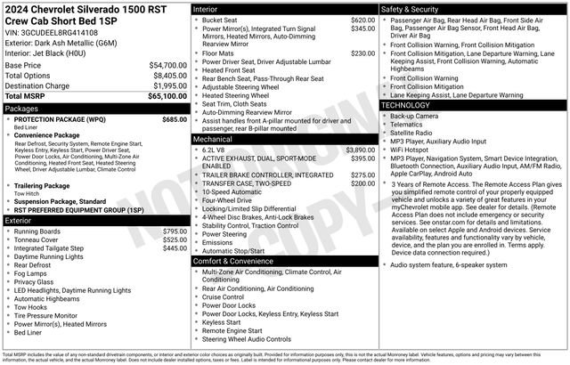 Used 2024 Chevrolet Silverado 1500 RST w/ Protection Package AWD/4WD image 6