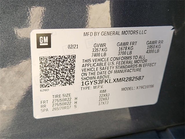 Used 2021 Cadillac Escalade Sport w/ Driver Assist Tech Package image 34