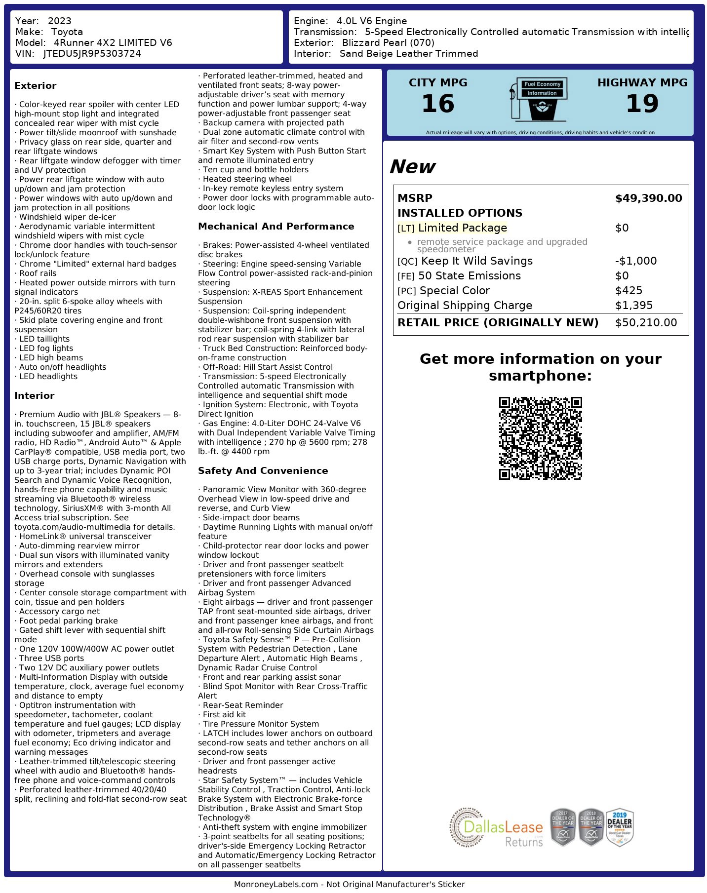 Used 2023 Toyota 4Runner Limited image 3