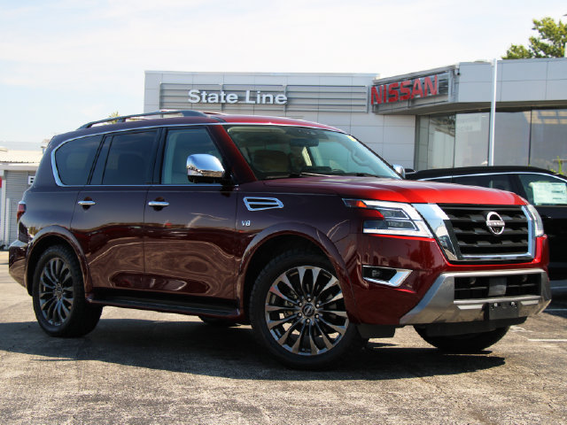 Used 2021 Nissan Armada Platinum w/ Captain's Chairs Package AWD/4WD image 1