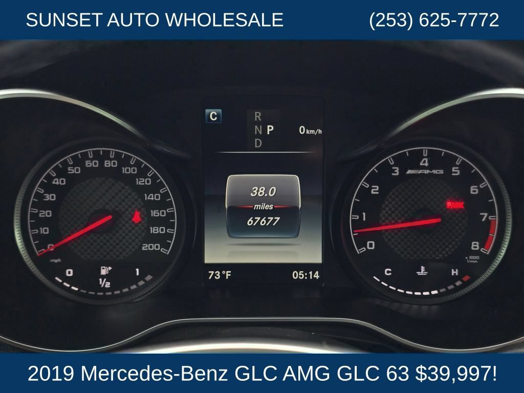 Used 2019 Mercedes-Benz GLC 63 AMG 4MATIC Coupe w/ Parking Assist Package image 39