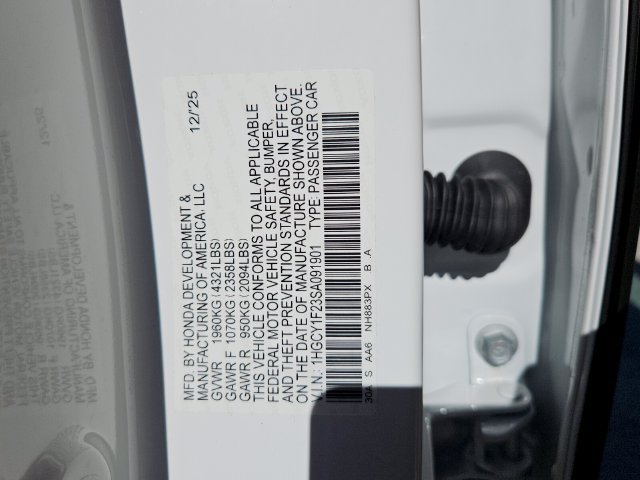 Certified 2025 Honda Accord LX image 16