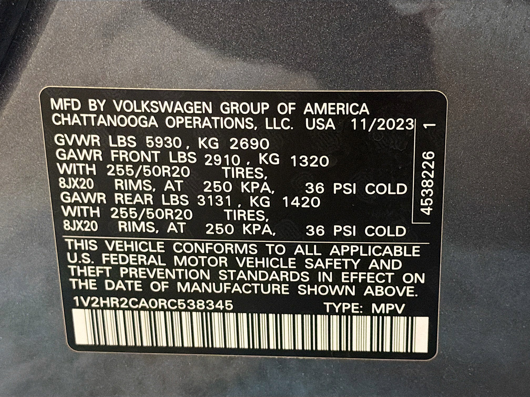 Used 2024 Volkswagen Atlas SE image 12