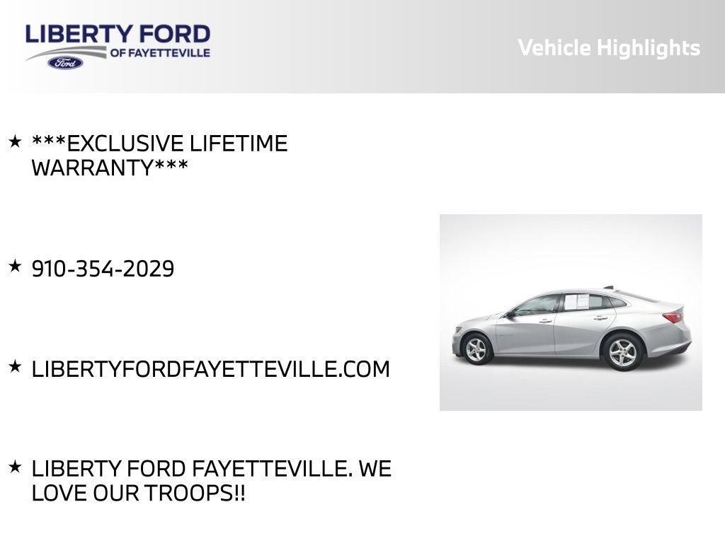 Used 2017 Chevrolet Malibu LS w/ LPO, Convenience Package 1 FWD image 5