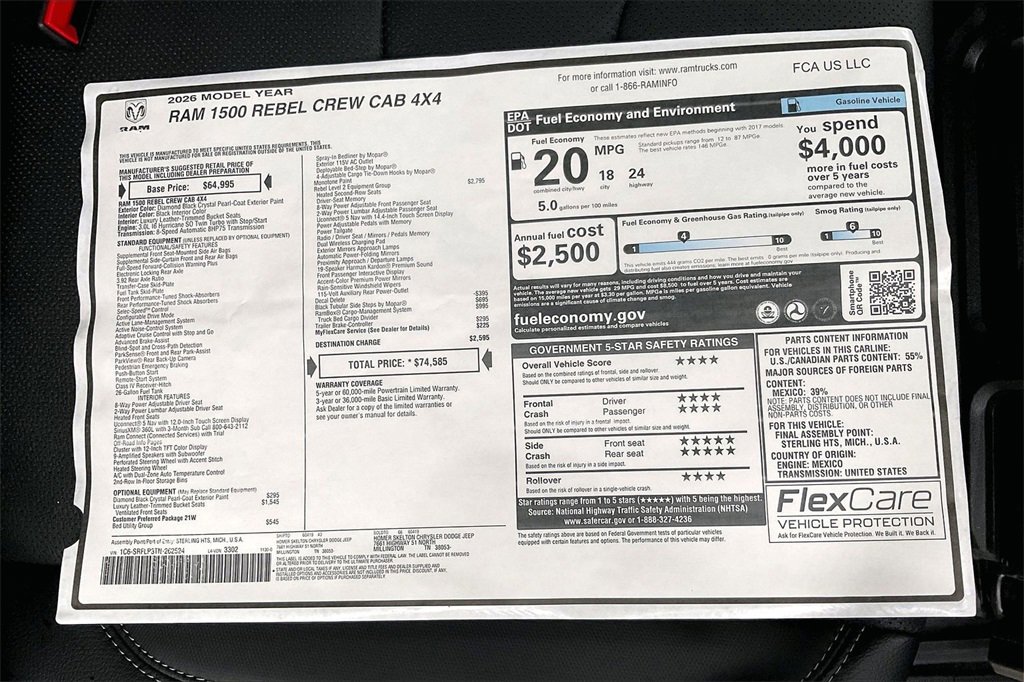 New 2026 RAM 1500 Rebel image 14