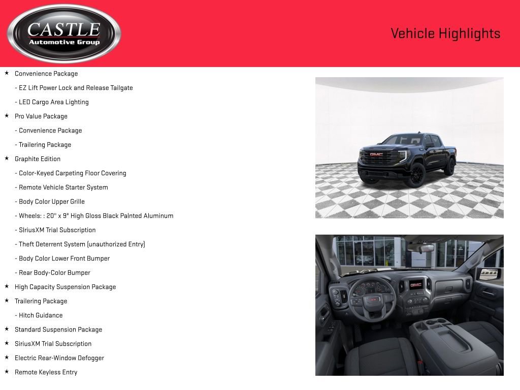 New 2026 GMC Sierra 1500 Pro w/ Graphite Edition AWD/4WD image 7
