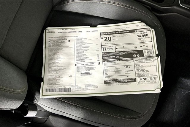 New 2026 Jeep Wrangler Sport S image 14