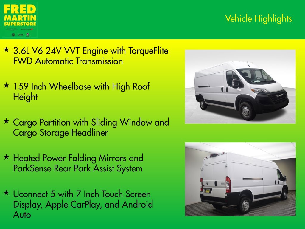 New 2026 RAM ProMaster 2500 FWD image 8