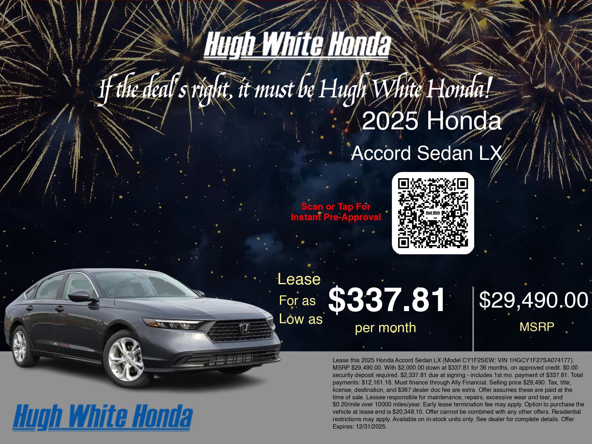 New 2025 Honda Accord LX image 3