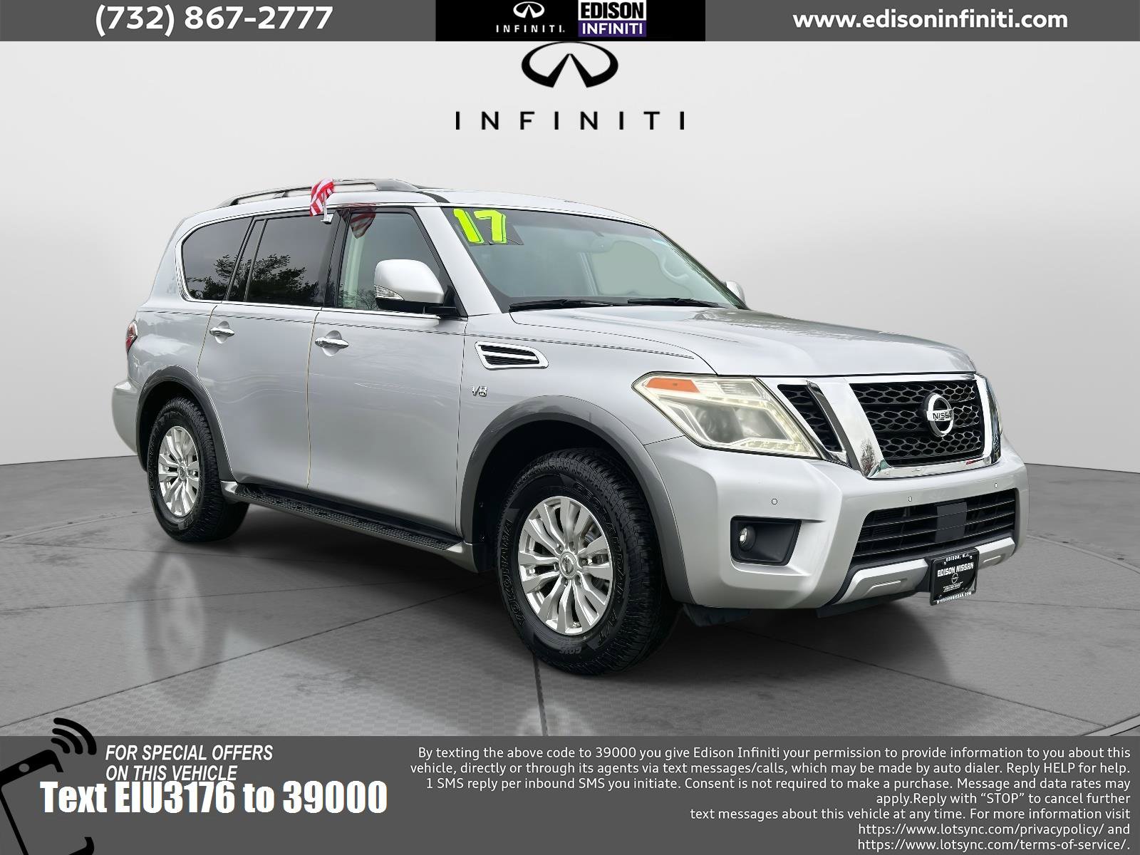 Used 2017 Nissan Armada SV w/ Driver Package image 1