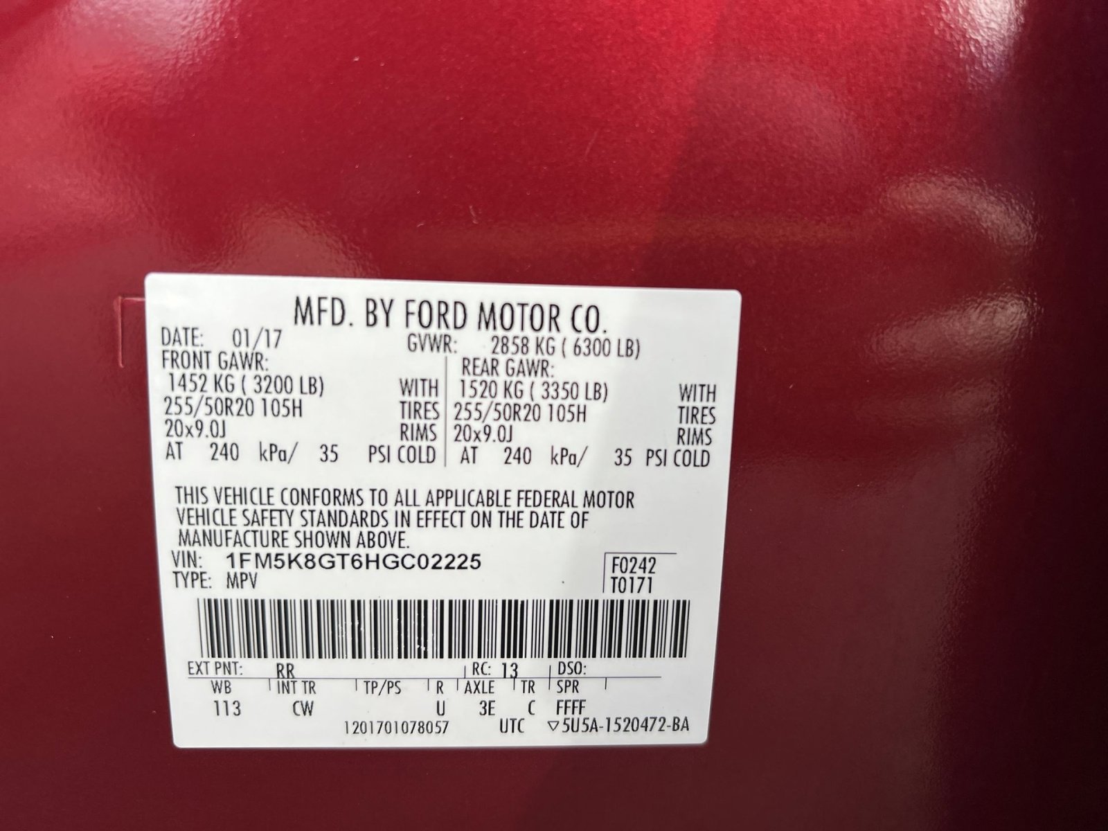 Used 2017 Ford Explorer Sport w/ Equipment Group 401A image 30