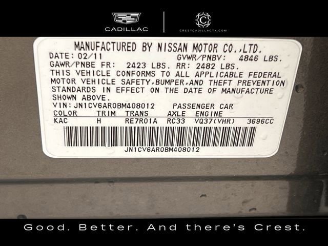 Used 2011 INFINITI G37 x Sedan w/ Premium Pkg AWD/4WD image 31