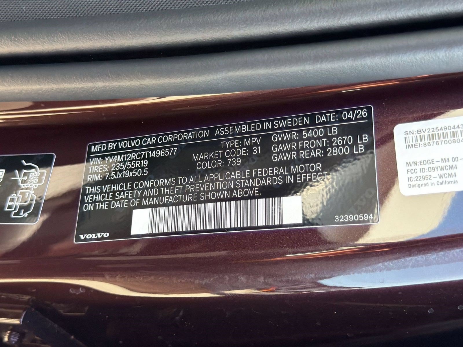 New 2026 Volvo XC60 B5 Plus w/ Climate Package AWD/4WD image 24