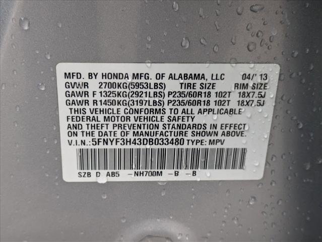 Used 2013 Honda Pilot EX image 25