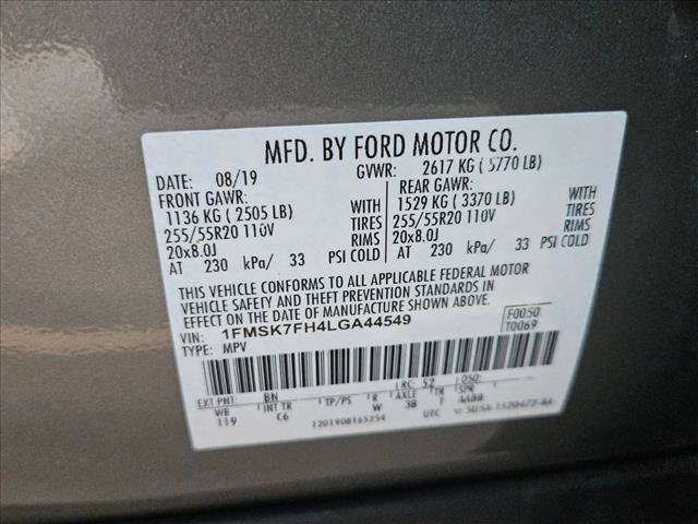 Used 2020 Ford Explorer Limited w/ Class III Trailer Tow Package RWD image 25