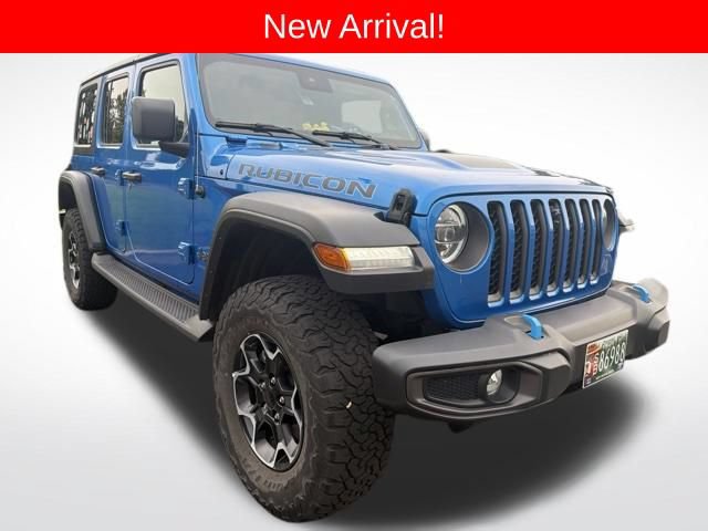 Used 2022 Jeep Wrangler Unlimited Rubicon 4xe w/ Cold Weather Group AWD/4WD image 1