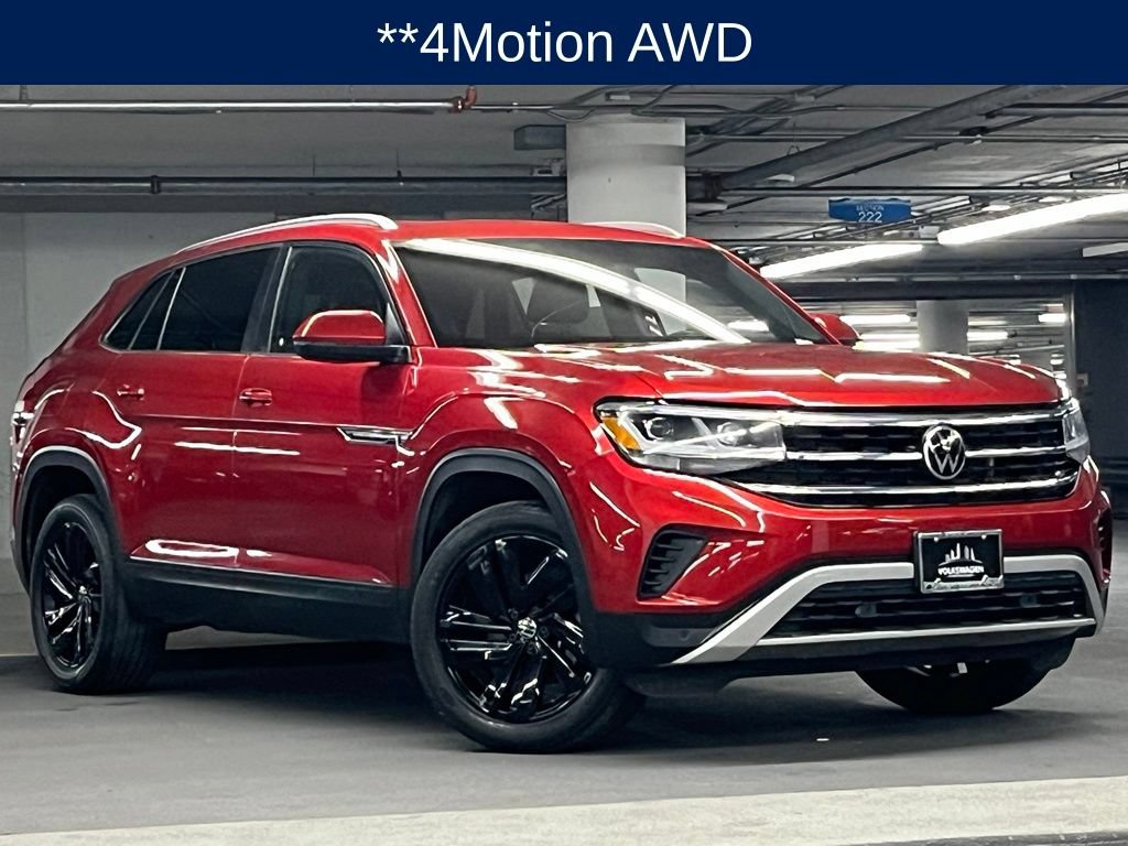 Certified 2022 Volkswagen Atlas Cross Sport SE w/ Panoramic Sunroof Package AWD/4WD video 3