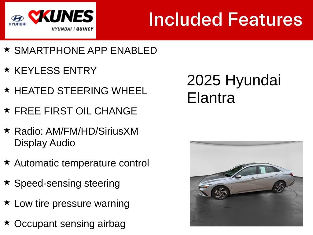 Used 2025 Hyundai Elantra SEL FWD image 3