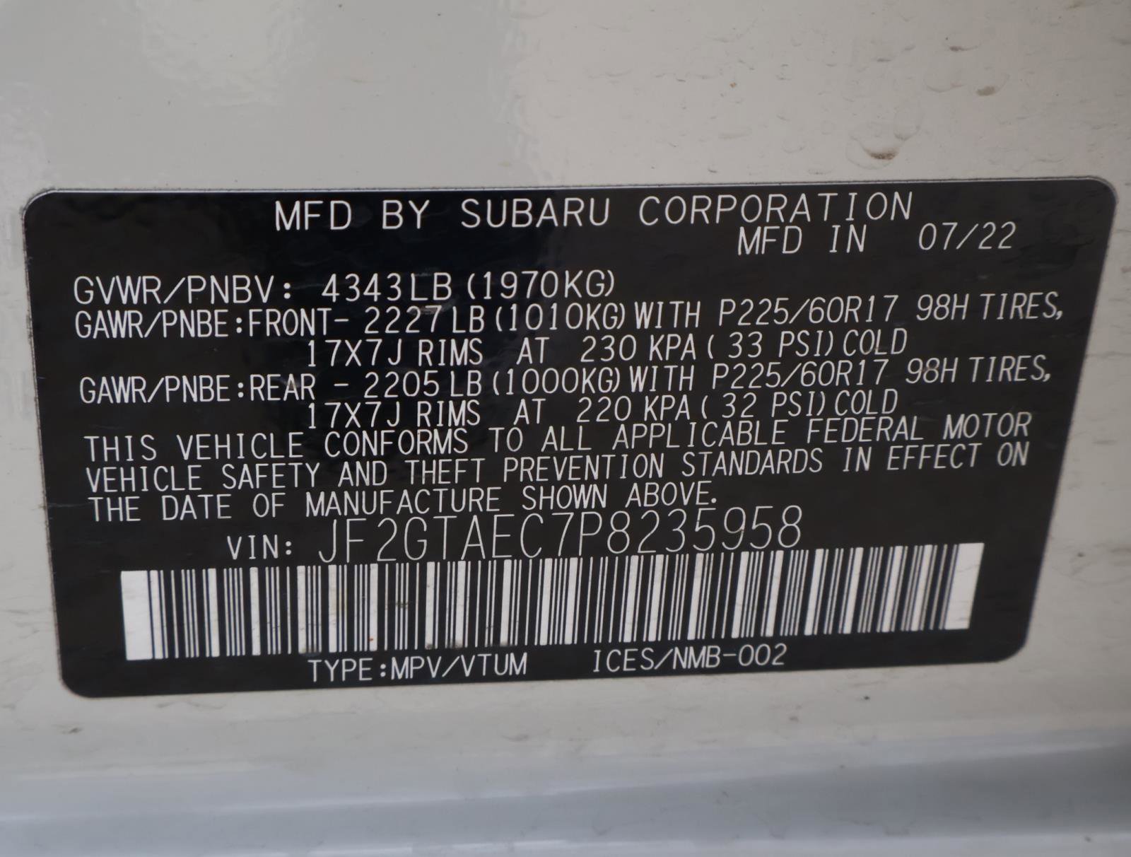 Used 2023 Subaru Crosstrek 2.0i Premium image 22