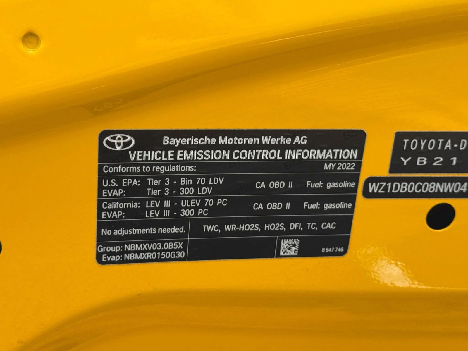 Used 2022 Toyota Supra Premium w/ Driver Assist Package RWD image 43