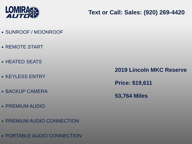 Used 2019 Lincoln MKC Reserve AWD/4WD image 7