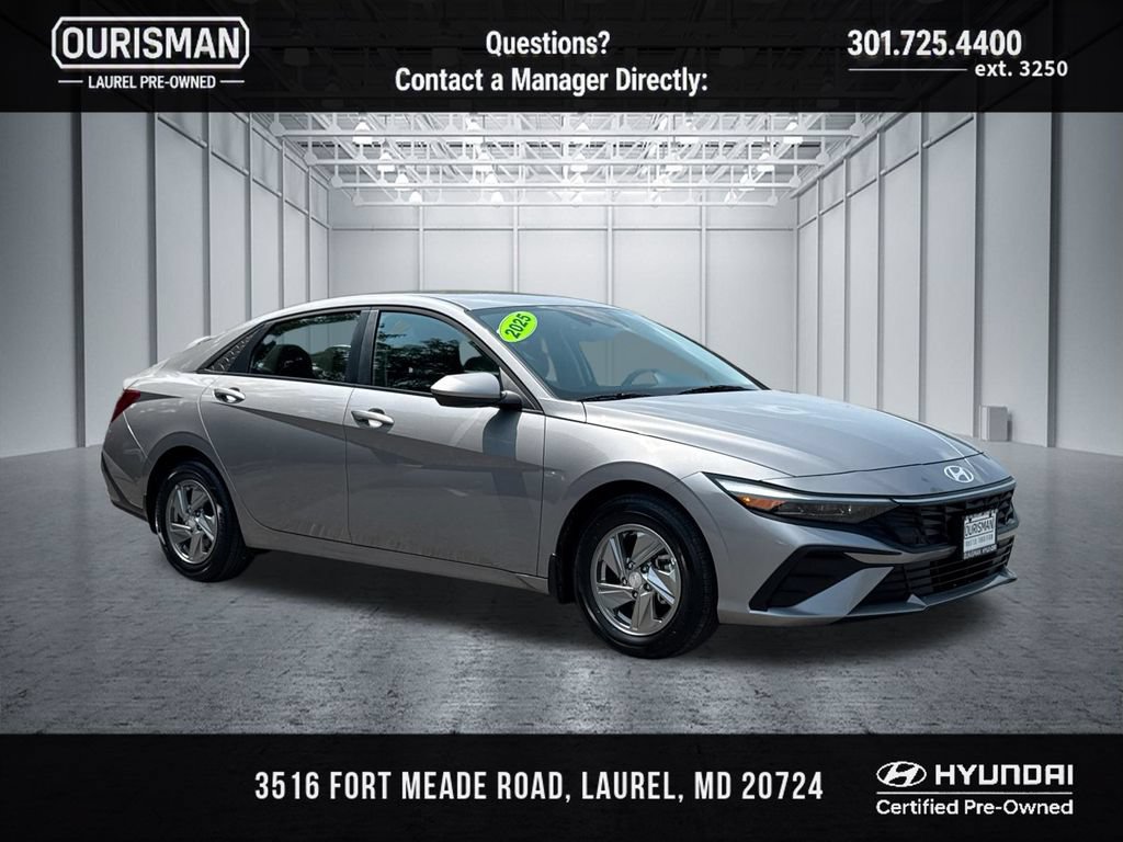 Certified 2025 Hyundai Elantra SE