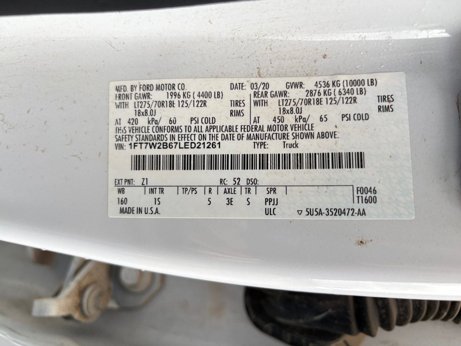 Used 2020 Ford F250 XL w/ STX Appearance Package AWD/4WD image 24